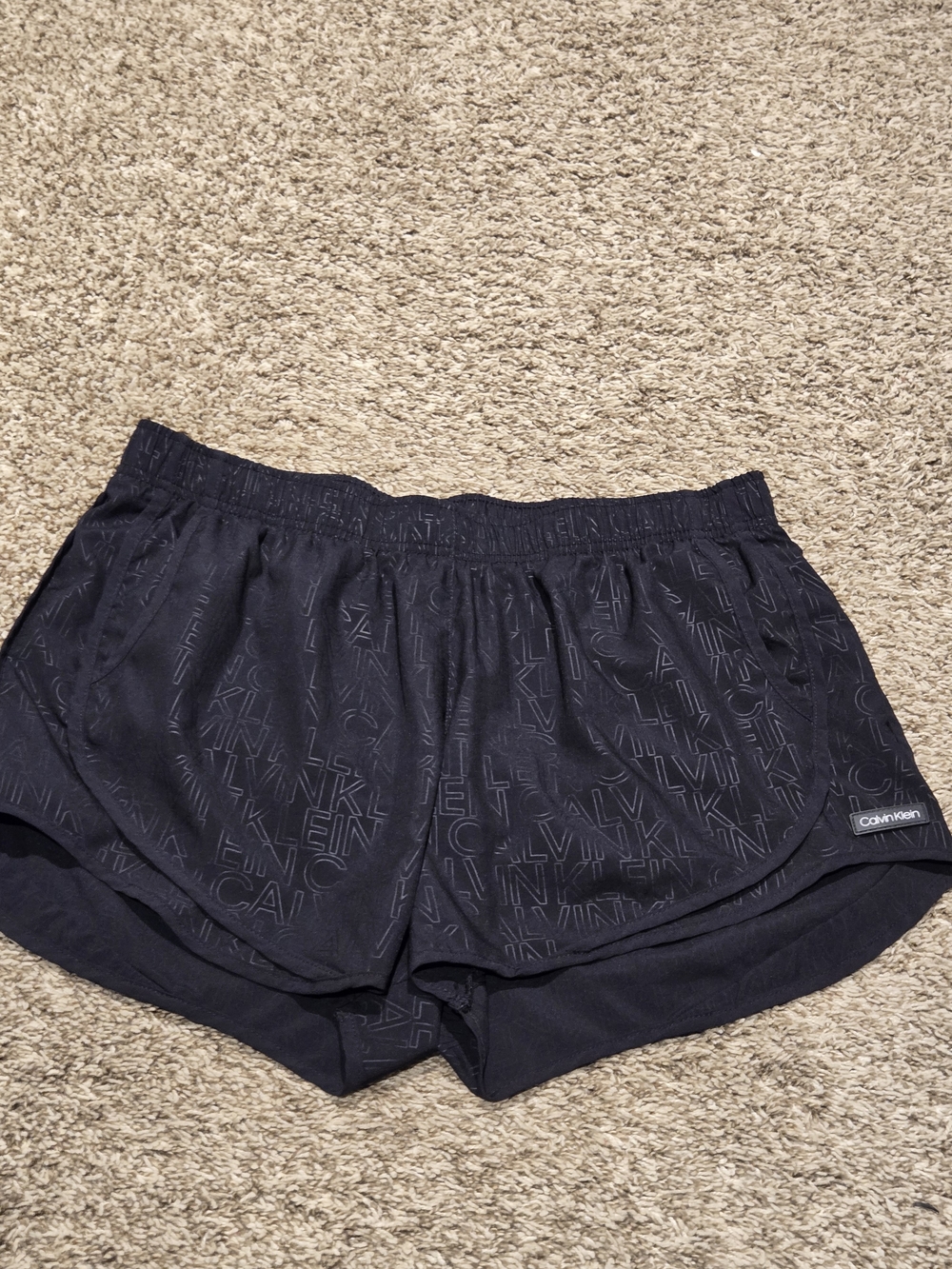 Calvin Klein Black Athletic Shorts Sz L